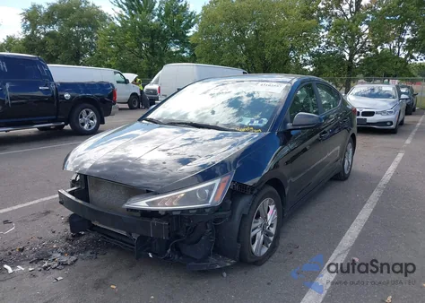 2019 Hyundai Elantra Value Edition z USA, uszkodzony, nr VIN KMHD84LF5KU785480